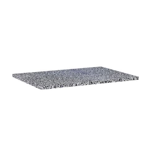 LOTOSAN Lotostone deska pod umyvadlo terrazzo salt&pepper (hloubka 49cm)